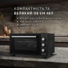Электрическая печь PERFELLI MIRAGE 48 BLACK (Цвет Черный) - № 2 Электрическая печь PERFELLI MIRAGE 48 BLACK (Италия)- № 2
