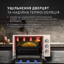 Электрическая печь Perfelli SIERRA 37 IVORY