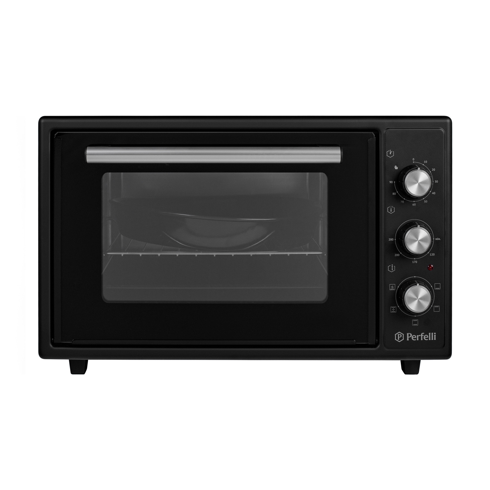 Электрическая печь PERFELLI TRIMO 37 BLACK (Цвет Черный) - фото 1 Электрическая печь PERFELLI TRIMO 37 BLACK (Цвет Черный), Атикул 5905563500149 | Акция купить на AQUILA.UA - фото 1