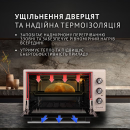 Электрическая печь Perfelli TRIMO 48 IVORY