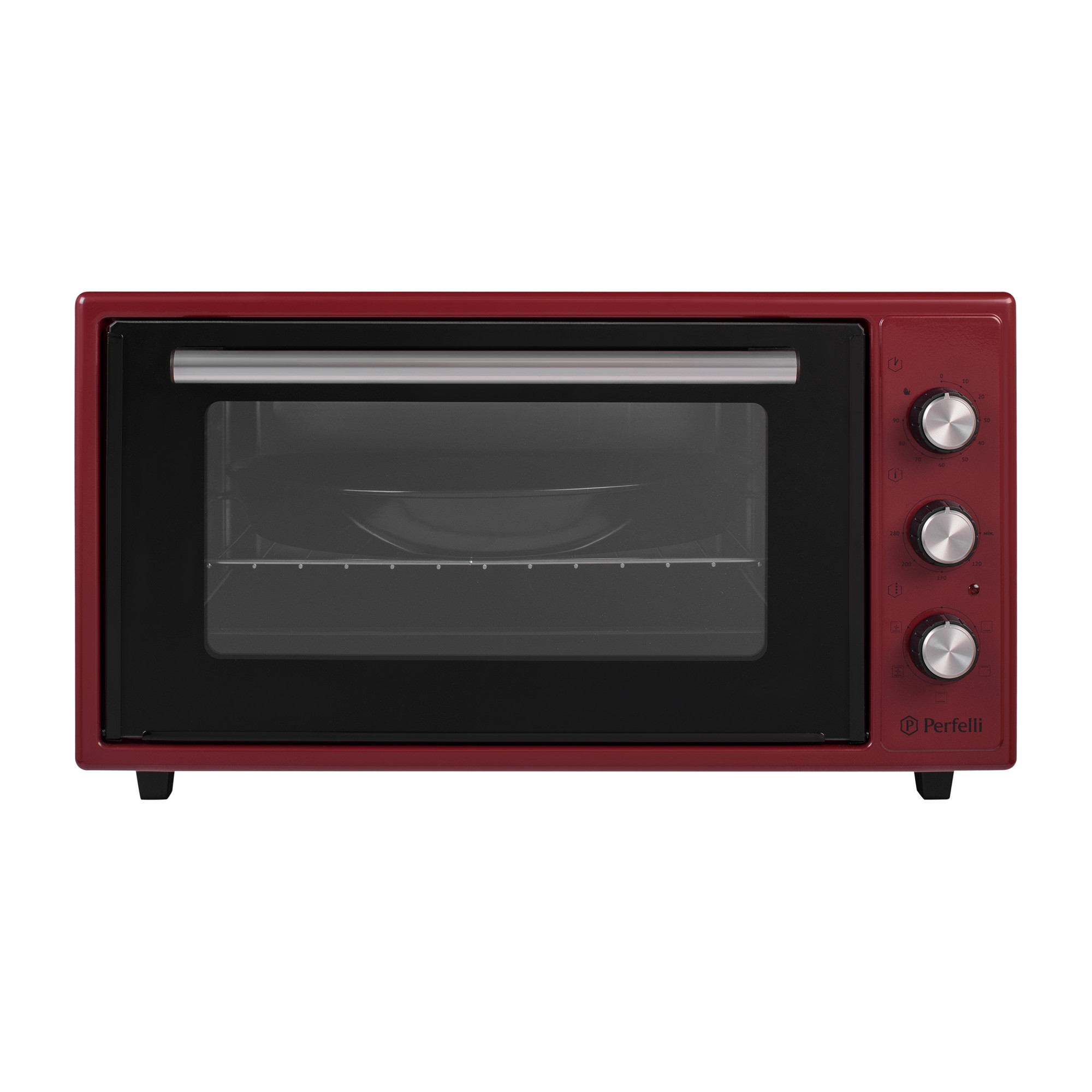 Электрическая печь PERFELLI TRIMO 48 RED (Цвет Красный), Атикул 5905563500361 | Акция купить на AQUILA.UA - фото 1