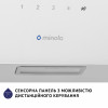 Вытяжка декоративная наклонная MINOLA HVS 6224 WH 700 LED (Польша)- № 9