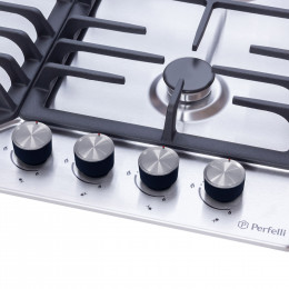 Поверхность газовая на металле Perfelli DIAMOND M69C INOX