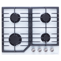 Поверхня газова на склі Perfelli DIAMOND G69C BIANCO