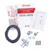 Поверхность газовая на стекле PERFELLI DIAMOND GW69C BIANCO (Италия)- № 12