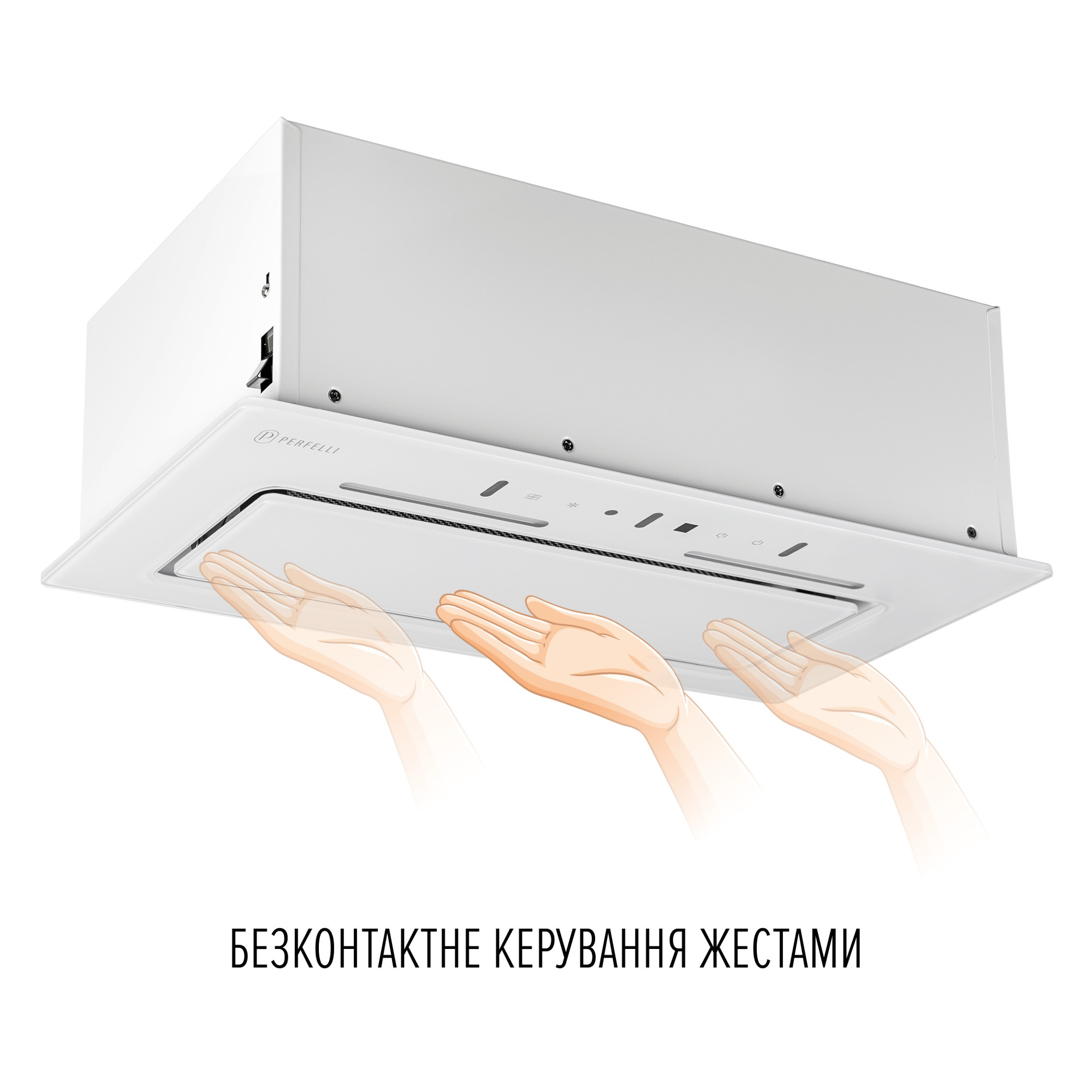 Вытяжка полновстраиваемая PERFELLI NUOVA 6JWR BIANCO (Цвет Белый) - фото 3 Вытяжка полновстраиваемая PERFELLI NUOVA 6JWR BIANCO - фото 3