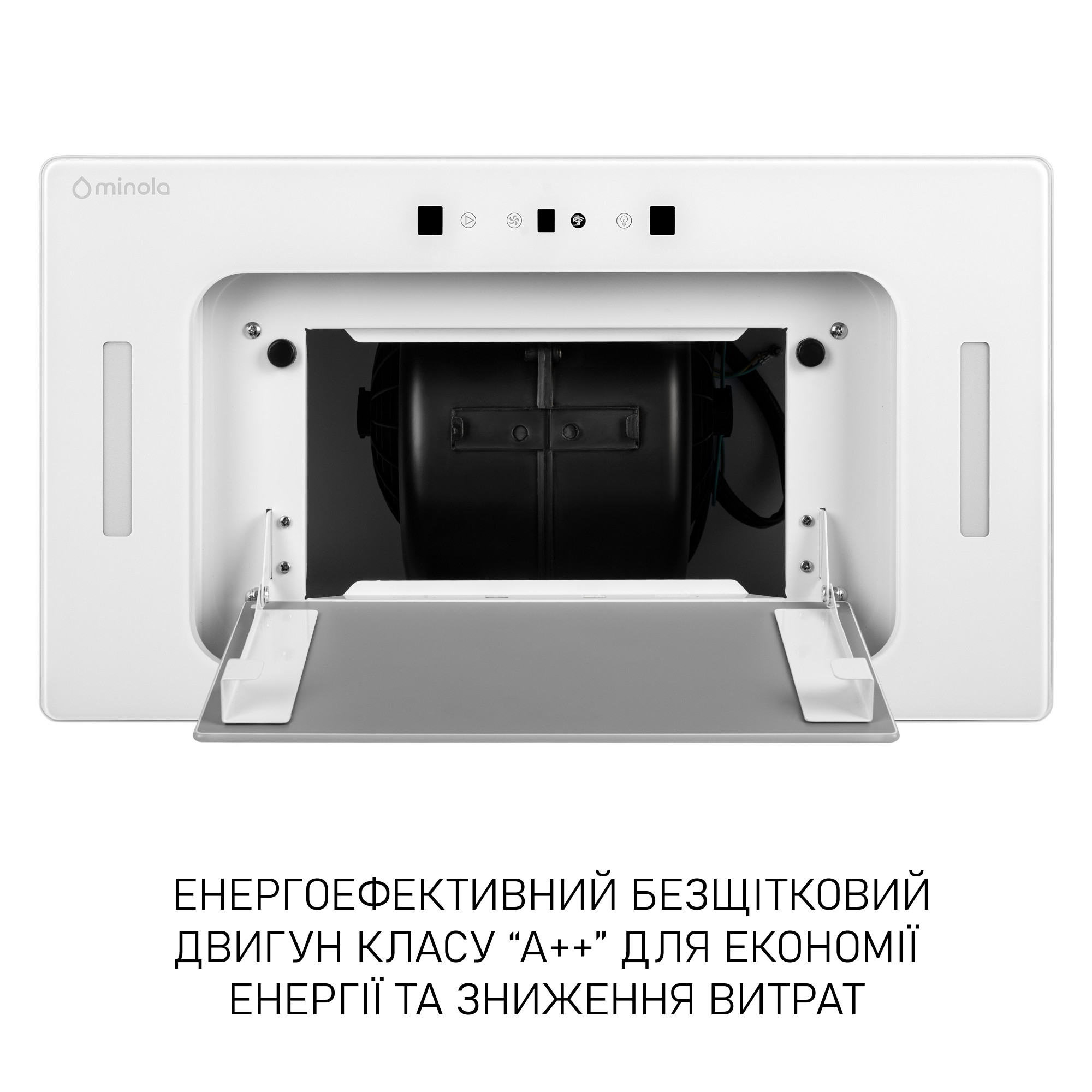 Вытяжка полновстраиваемая MINOLA BGH 5977 WH Silent - фото 4