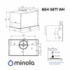 Вытяжка полновстраиваемая MINOLA BGH 5877 WH - № 16 Вытяжка полновстраиваемая MINOLA BGH 5877 WH - № 16