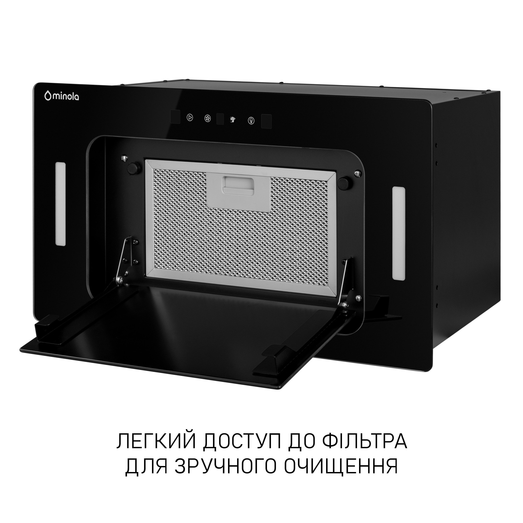 Вытяжка полновстраиваемая MINOLA BGH 5977 BL Silent - фото 9