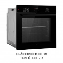 Духова шафа електрична PERFELLI PERLA 6D8I NERO