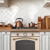 Поверхня газова на склі PERFELLI VINTAGE GW69C BEIGE (Італія)- № 10
