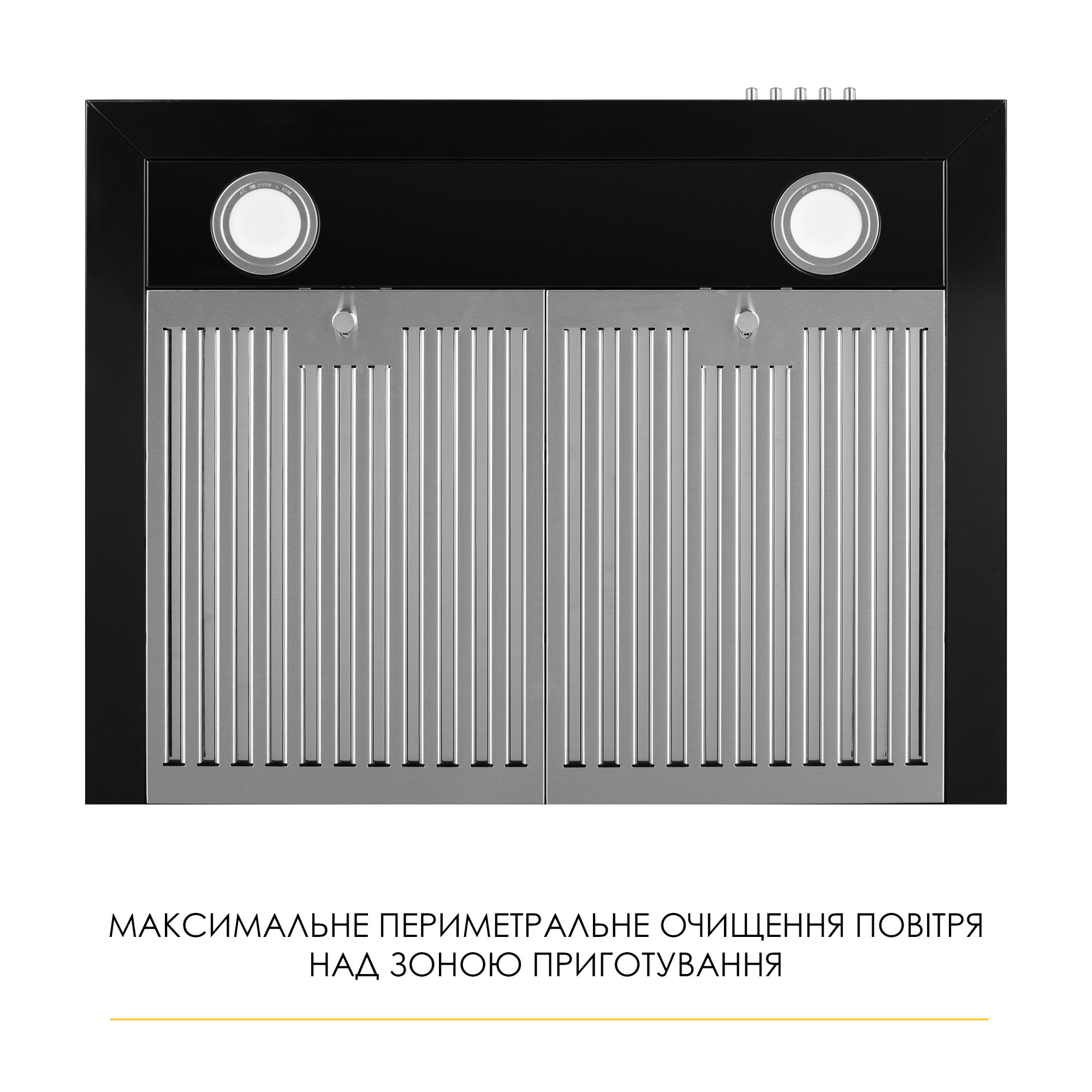 Декоративная вытяжка Т-образная WEILOR MIST WTX 68 BLACK - фото 8