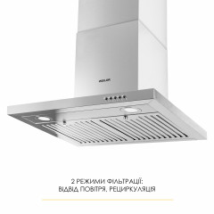 Вытяжка декоративная Т-образная WEILOR MIST WTX 68 INOX