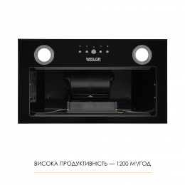 Вытяжка полновстраиваемая WEILOR WBE 58 BLACK