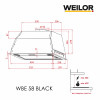 Вытяжка полновстраиваемая WEILOR WBE 58 BLACK (Германия)- № 9