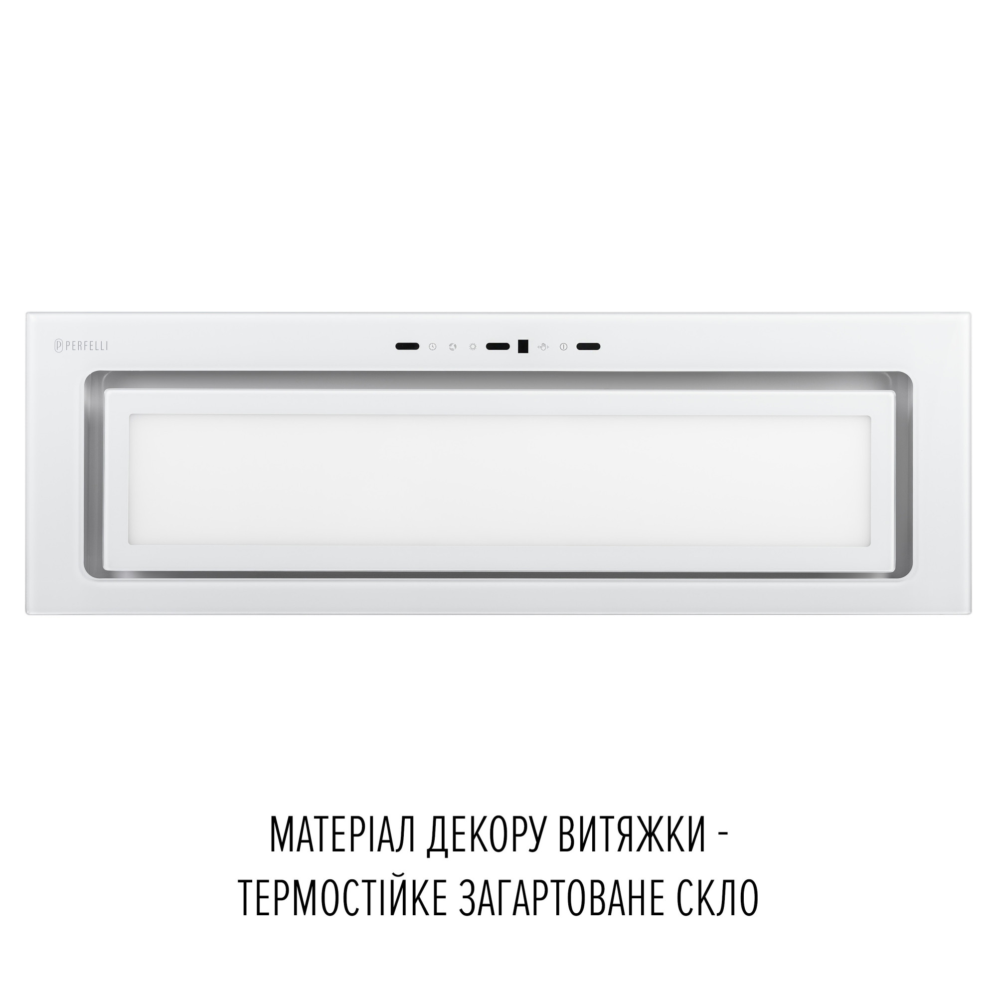 Вытяжка полновстраиваемая PERFELLI DESIGN VISION 9 BIANCO SILENZIO (Цвет Белый) - фото 2 Вытяжка полновстраиваемая PERFELLI DESIGN VISION 9 BIANCO SILENZIO - фото 2
