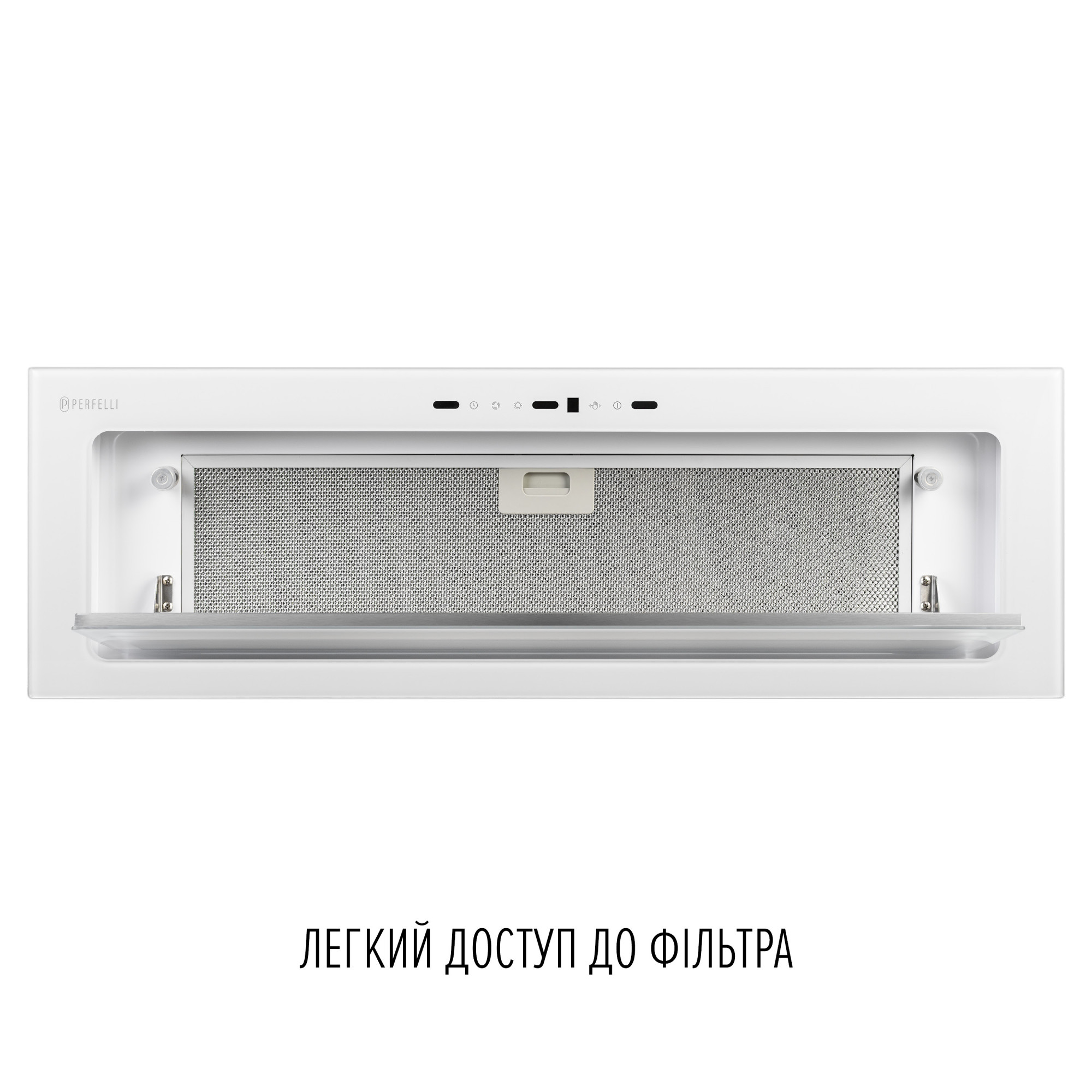 Вытяжка полновстраиваемая PERFELLI DESIGN VISION 9 BIANCO SILENZIO (Цвет Белый) - фото 8 Вытяжка полновстраиваемая PERFELLI DESIGN VISION 9 BIANCO SILENZIO - фото 8