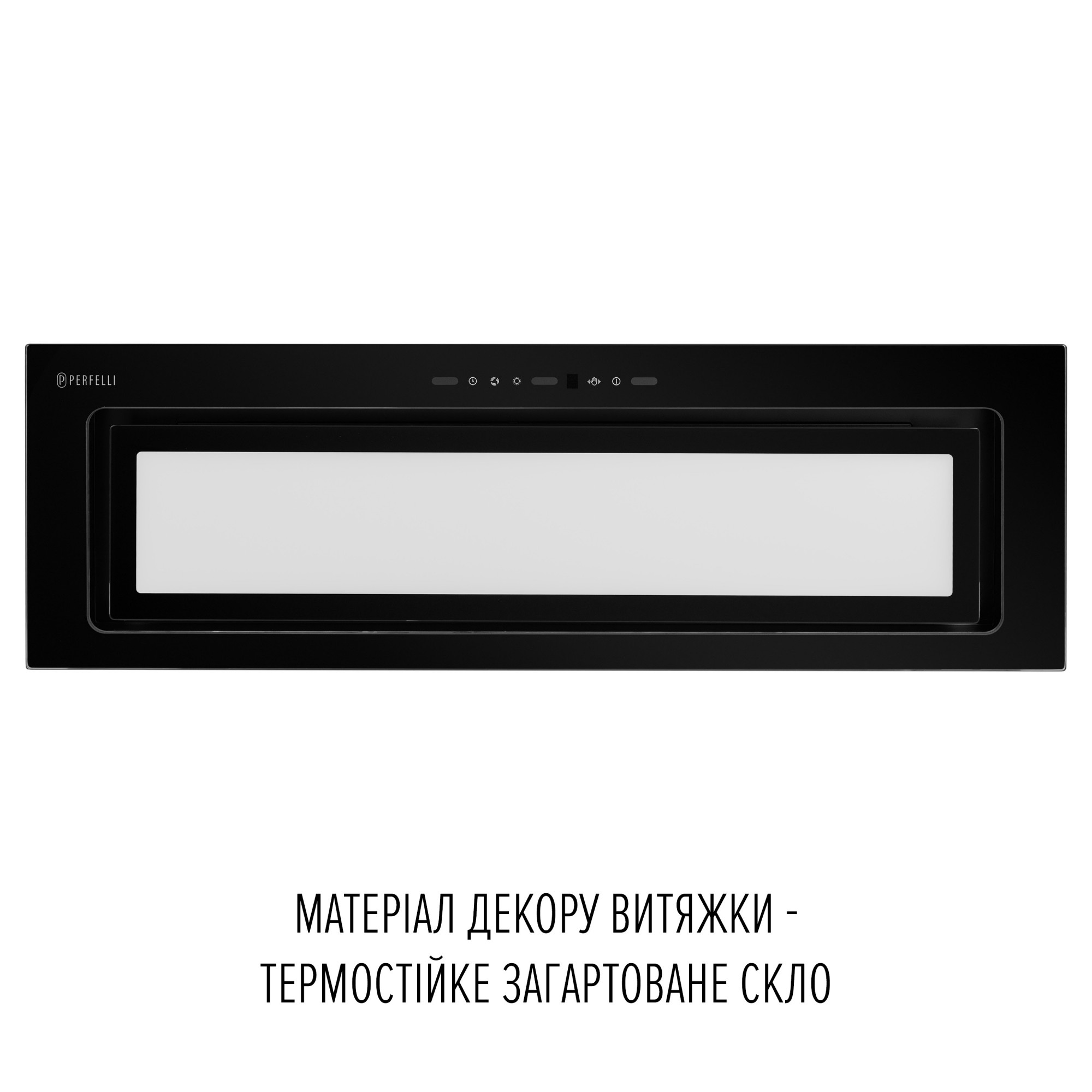 Вытяжка полновстраиваемая PERFELLI DESIGN VISION 9 NERO SILENZIO - фото 2