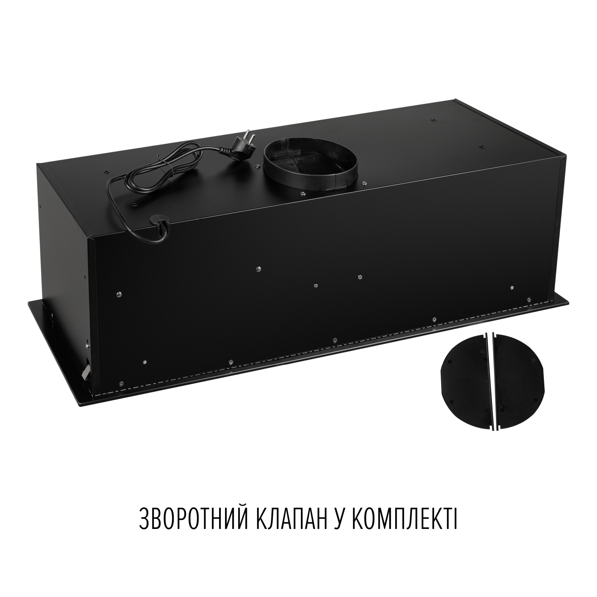 Вытяжка полновстраиваемая PERFELLI DESIGN VISION 9 NERO SILENZIO - фото 14