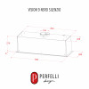 Вытяжка полновстраиваемая PERFELLI DESIGN VISION 9 NERO SILENZIO (Италия)- № 17