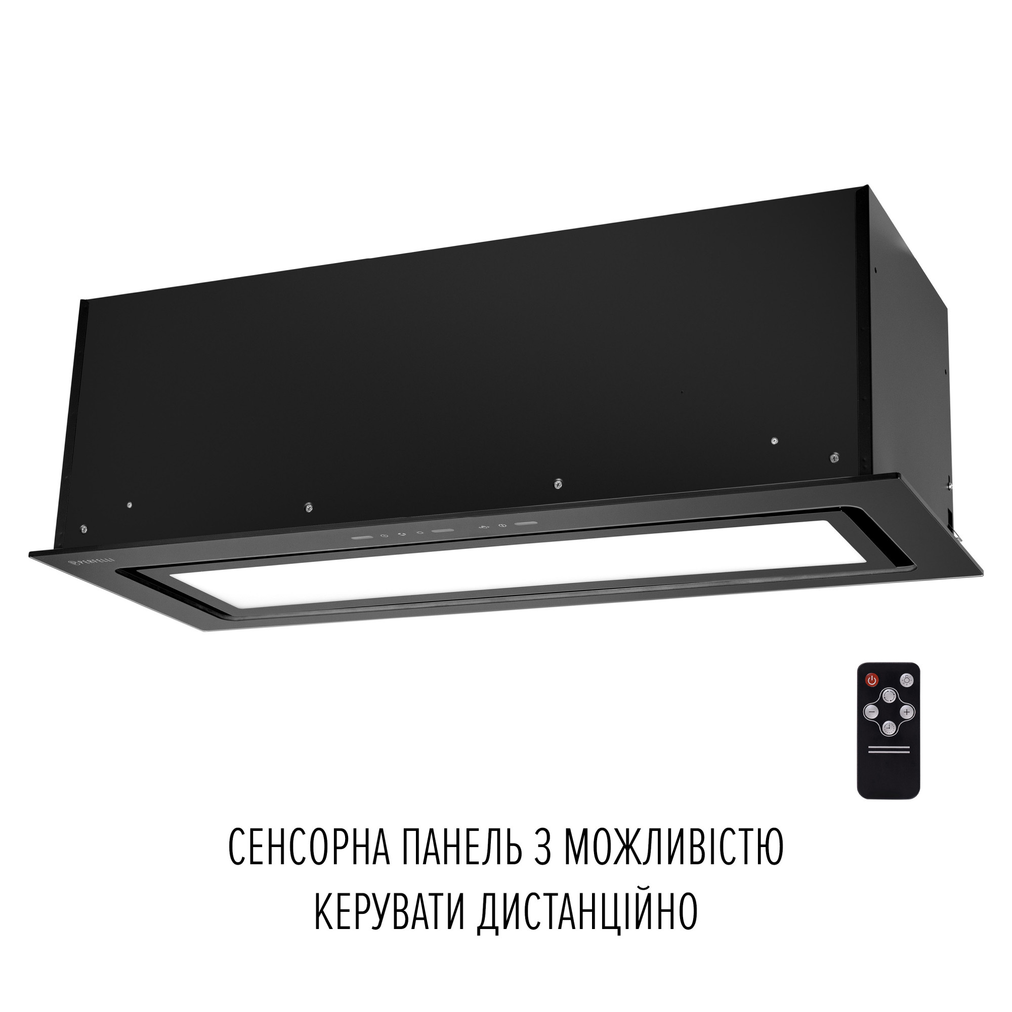 Вытяжка полновстраиваемая PERFELLI DESIGN VISION 9 NERO SILENZIO - фото 5