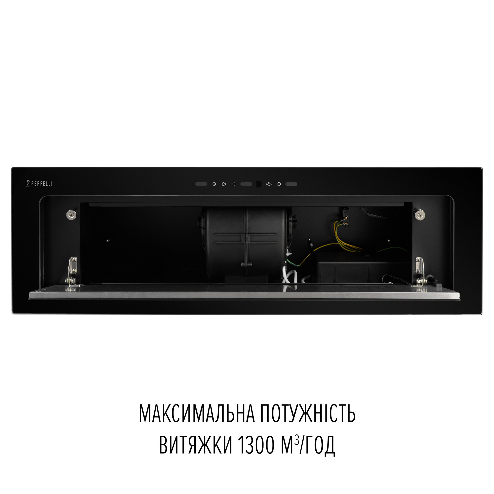 Вытяжка полновстраиваемая PERFELLI DESIGN VISION 9 NERO SILENZIO - фото 10