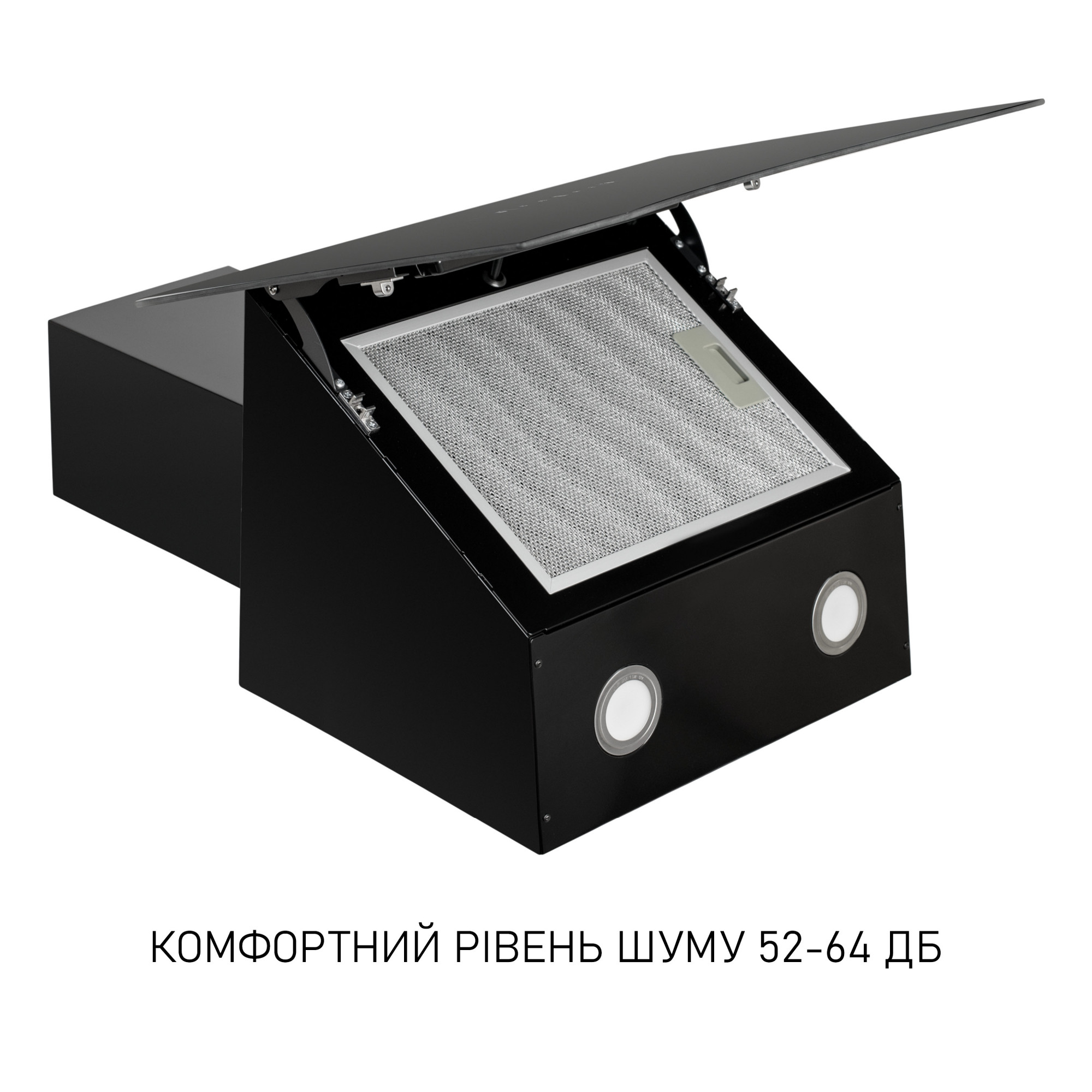 Вытяжка декоративная наклонная MINOLA HVS 6812 BL 1200 LED - фото 6