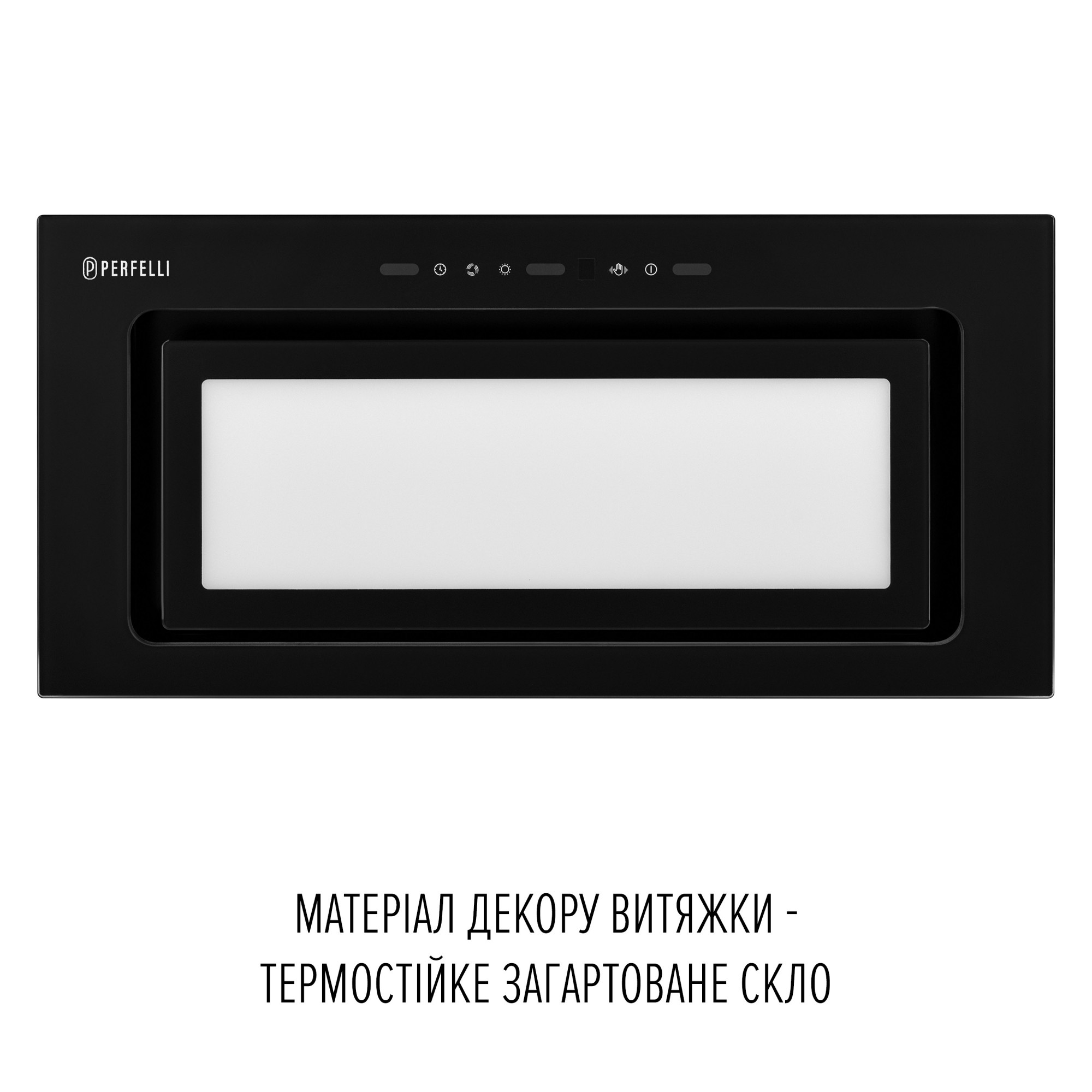 Вытяжка полновстраиваемая PERFELLI DESIGN VISION 6 NERO SILENZIO - фото 2