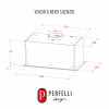 Вытяжка полновстраиваемая PERFELLI DESIGN VISION 6 NERO SILENZIO (Италия)- № 17
