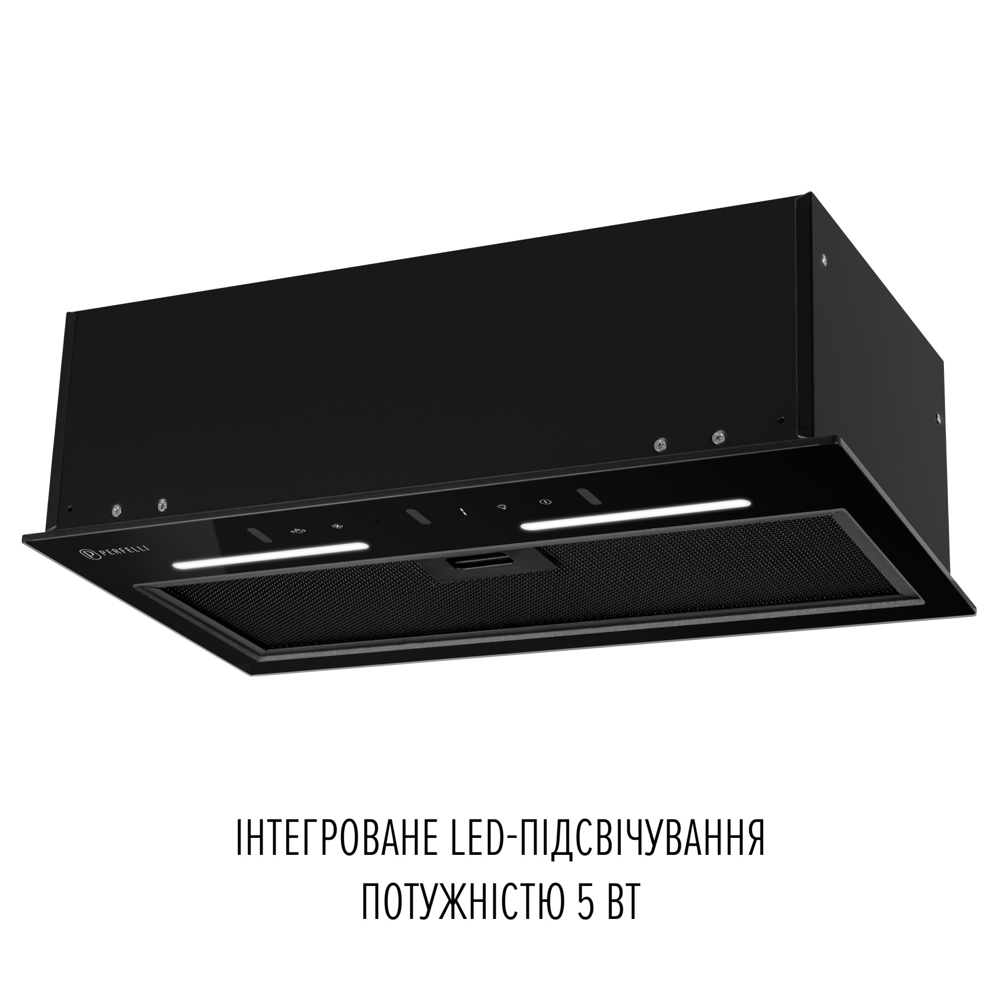 Вытяжка полновстраиваемая PERFELLI VIOLA 5JWRB NERO (Цвет Черный) - фото 6 Вытяжка полновстраиваемая PERFELLI VIOLA 5JWRB NERO - фото 6
