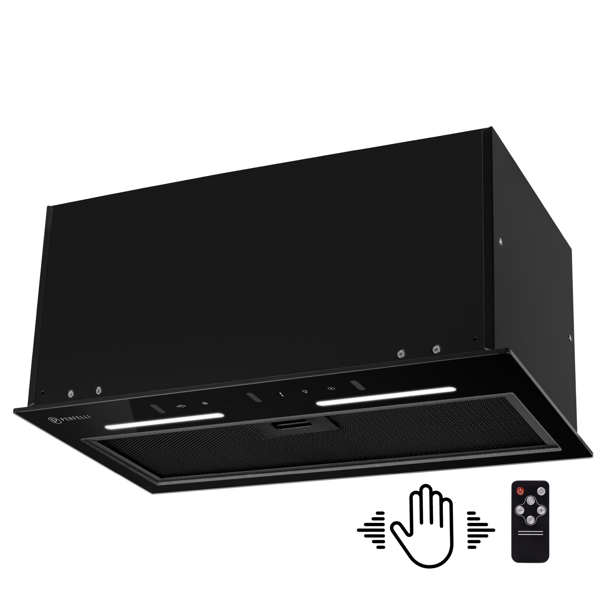 Вытяжка полновстраиваемая PERFELLI VIOLA 5PWRB NERO (Цвет Черный) - фото 1 Вытяжка полновстраиваемая PERFELLI VIOLA 5PWRB NERO (Цвет Черный), Атикул 5905563502006 | Акция купить на AQUILA.UA - фото 1