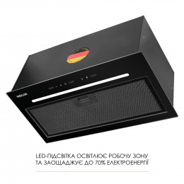 Витяжка повновбудована WEILOR LUNA WBG 59 BLACK SILENCE