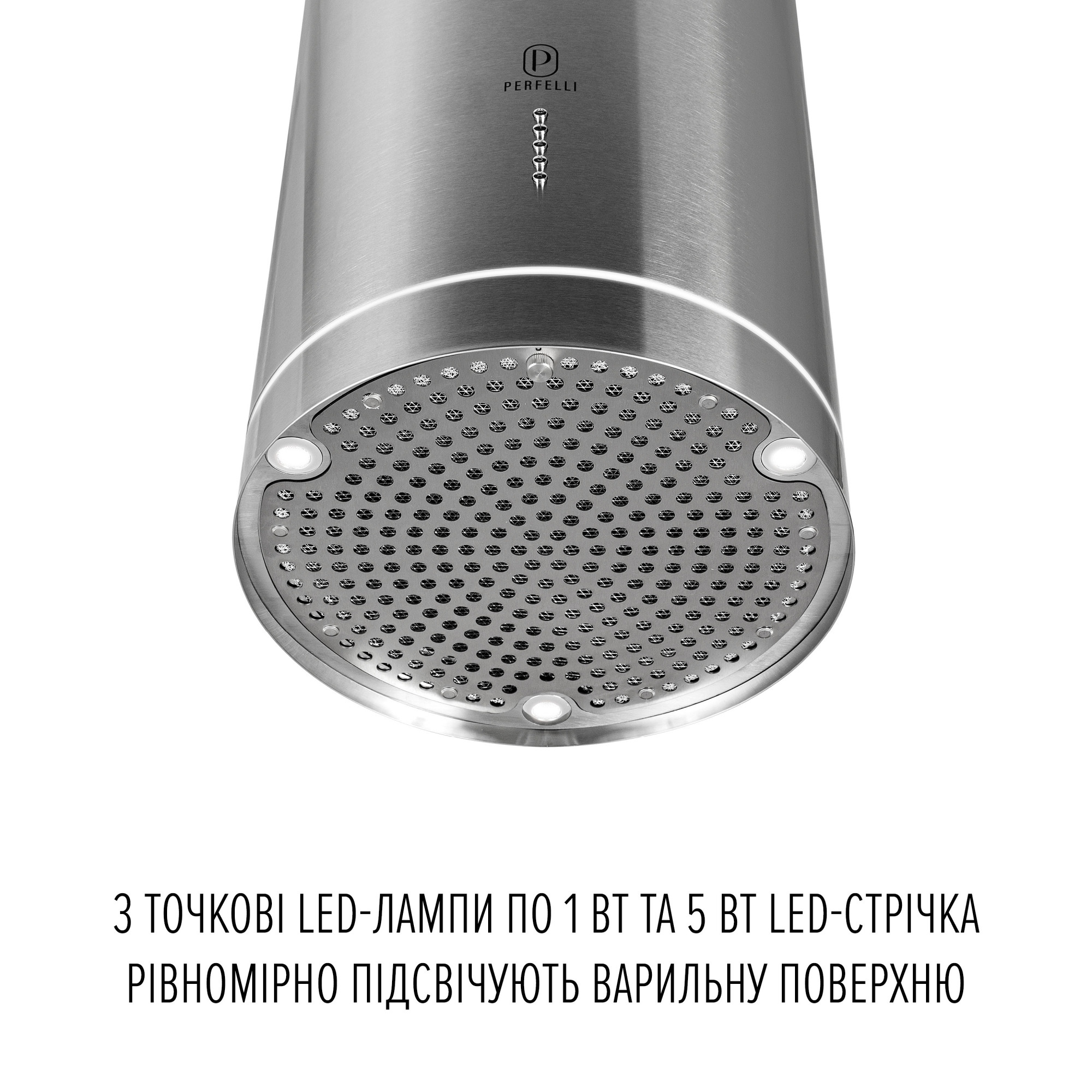 Вытяжка островная PERFELLI CENTRO 35PEX INOX - фото 5