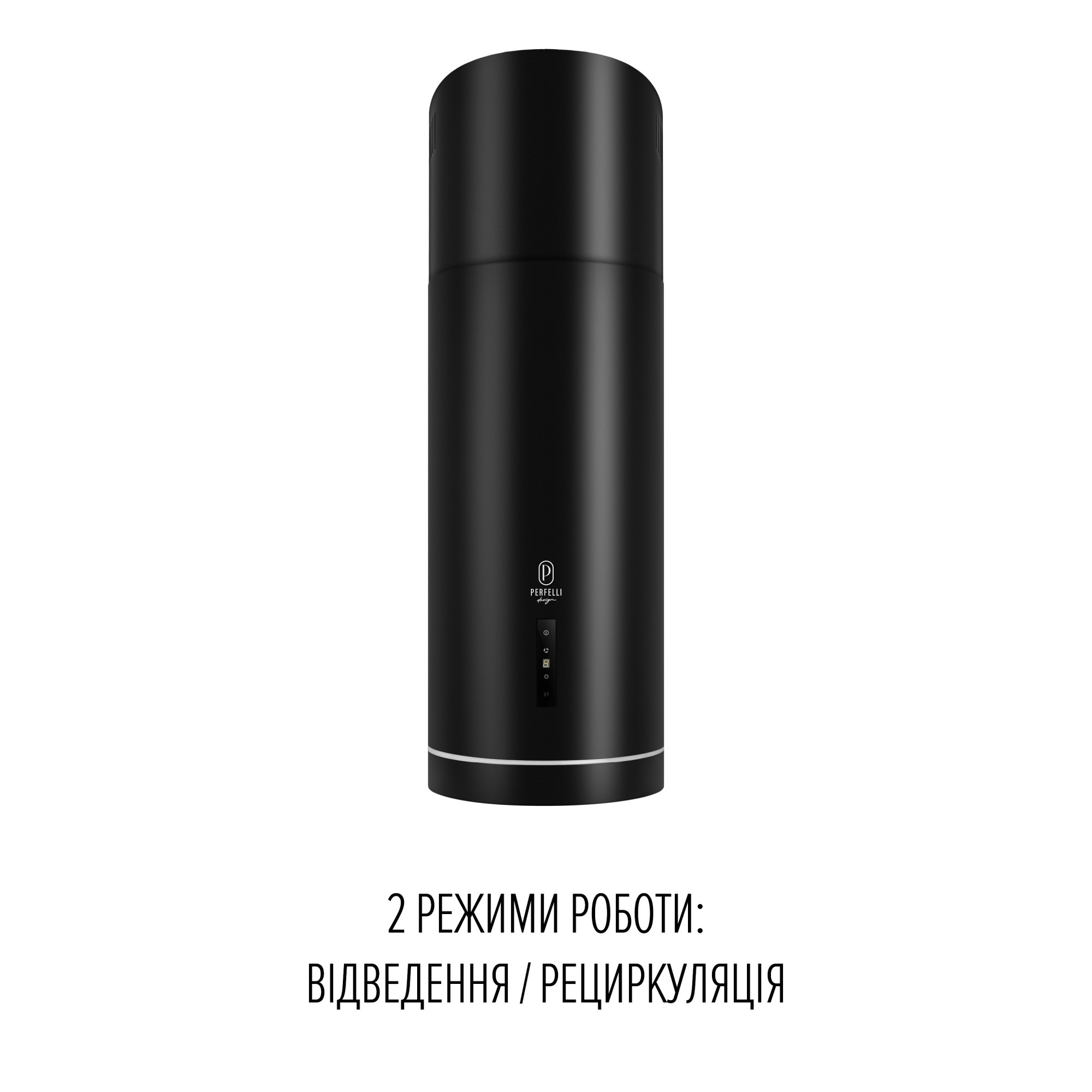 Вытяжка островная PERFELLI DESIGN ISOLA 35 NERO SILENZIO (Цвет Черный) - фото 8 Вытяжка островная PERFELLI DESIGN ISOLA 35 NERO SILENZIO - фото 8