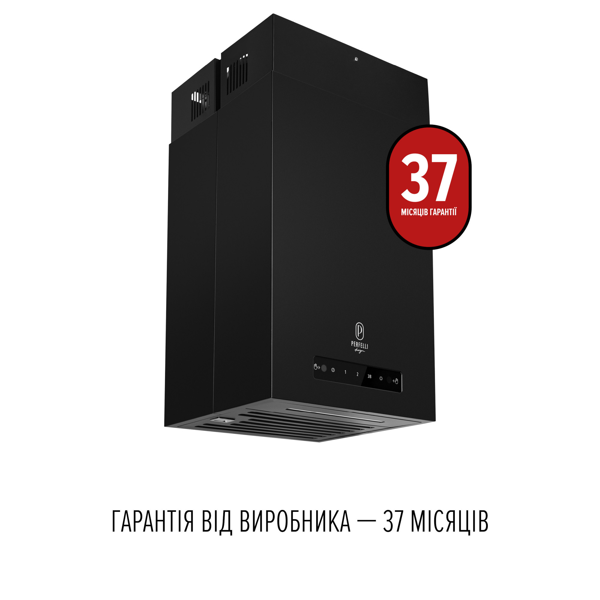 Вытяжка островная PERFELLI DESIGN QUATTRO 41 NERO SILENZIO - фото 11