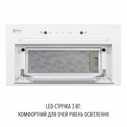 Вытяжка полновстраиваемая PERFELLI DESIGN FILINI 5 BIANCO SILENZIO
