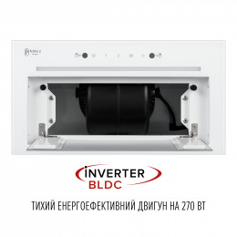 Вытяжка полновстраиваемая PERFELLI DESIGN FILINI 5 BIANCO SILENZIO