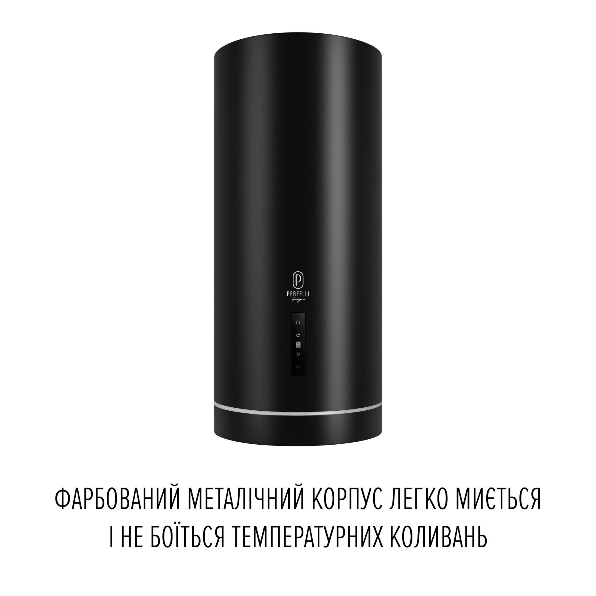 Вытяжка пристенная PERFELLI DESIGN RICCO 35 NERO SILENZIO - фото 3