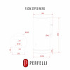 Вытяжка пристенная PERFELLI FLOW 35PEB NERO (Италия)- № 16