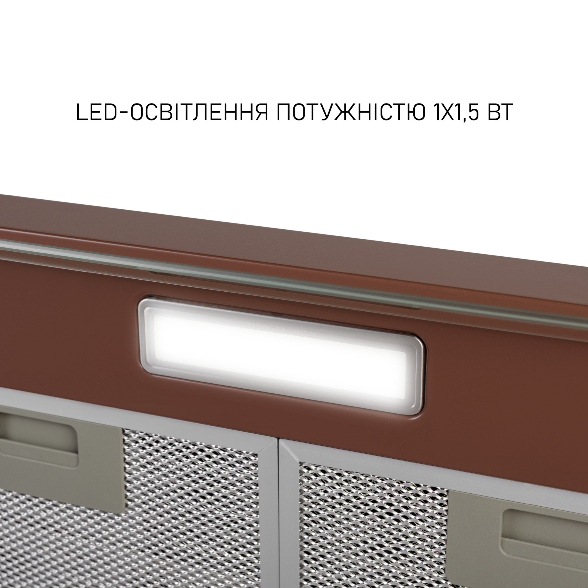 Вытяжка плоская Minola HPL 622 BR - фото 5