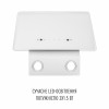Вытяжка декоративная наклонная PERFELLI VIO 6HW BIANCO (Италия)- № 8