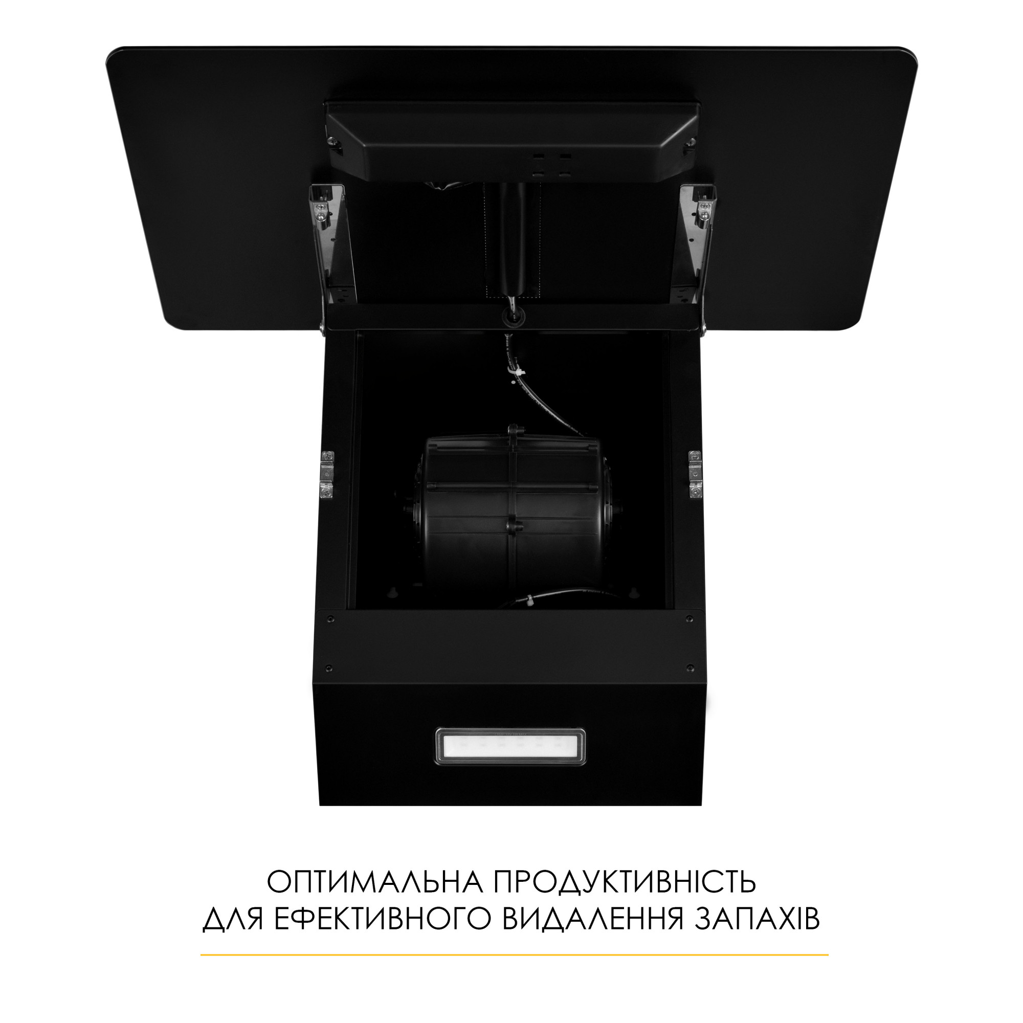 Вытяжка декоративная наклонная WEILOR AURA WDS 53 BLACK (Цвет Черный) - фото 6 Вытяжка декоративная наклонная WEILOR AURA WDS 53 BLACK - фото 6