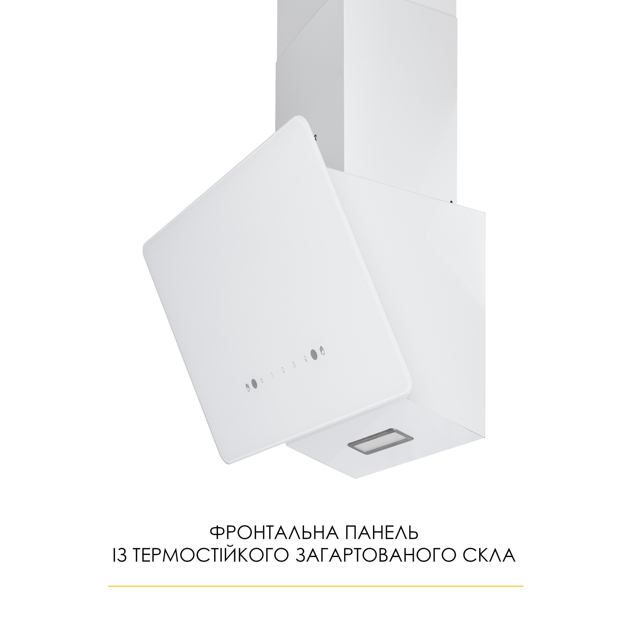 Вытяжка декоративная наклонная WEILOR AURA WDS 53 WHITE - фото 2