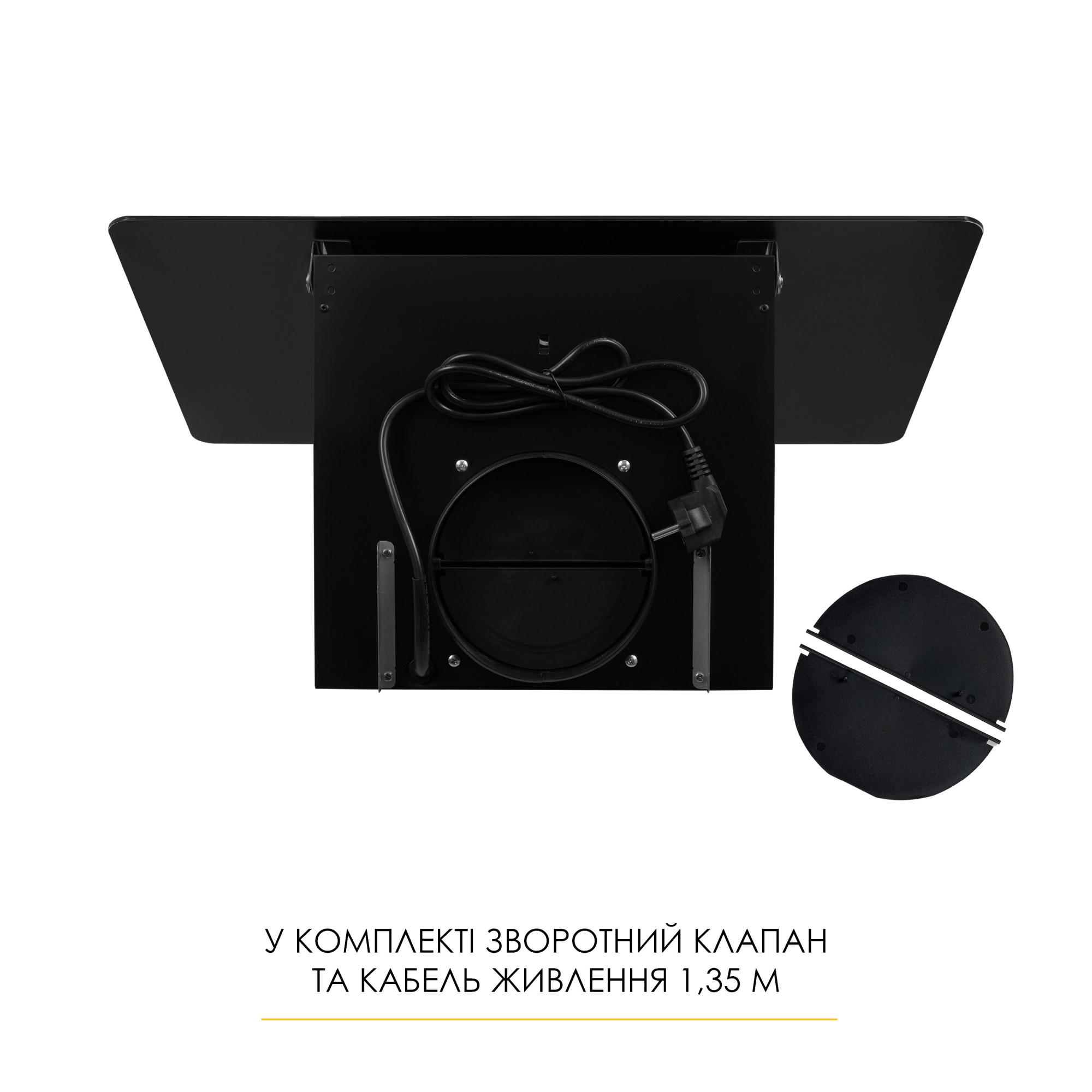 Вытяжка наклонная декоративная WEILOR AURA WDS 63 BLACK (Цвет Черный) - фото 10 Вытяжка наклонная декоративная WEILOR AURA WDS 63 BLACK - фото 10
