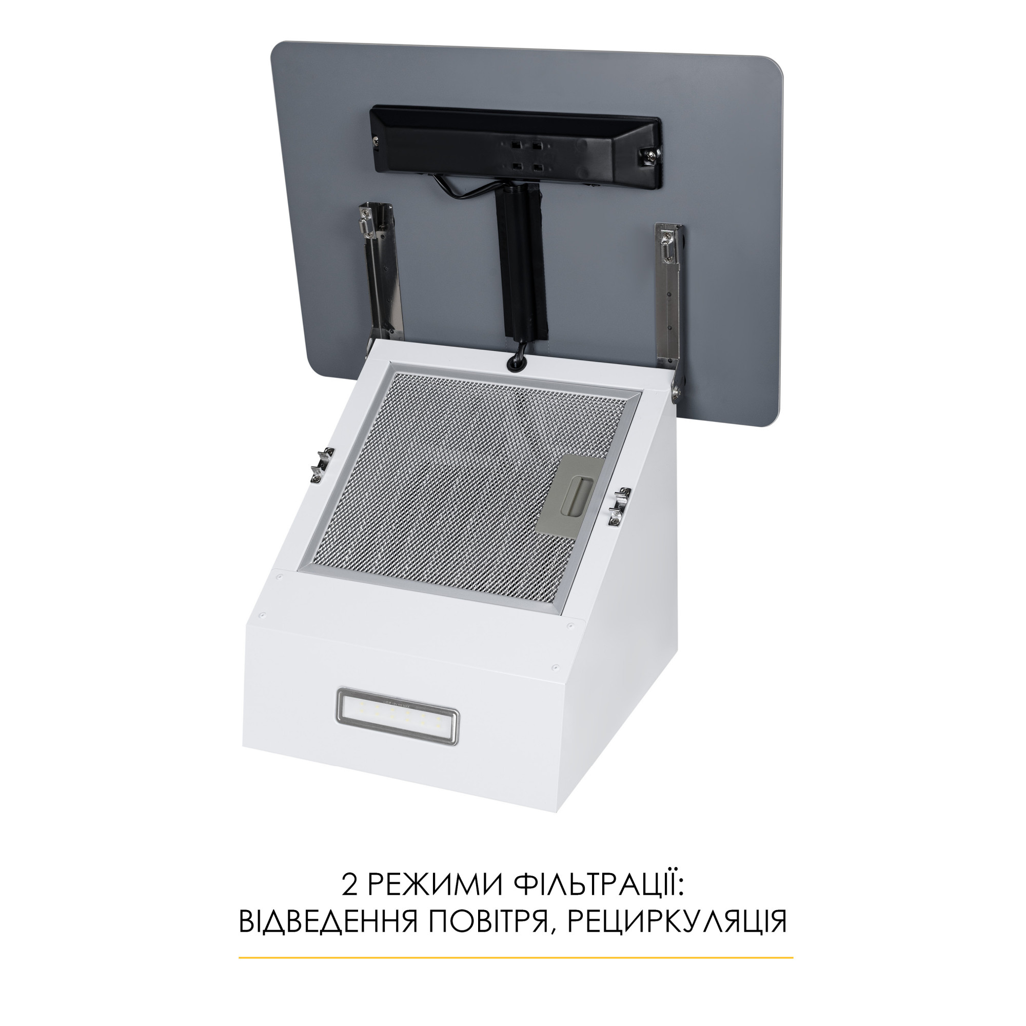 Вытяжка декоративная наклонная WEILOR AURA WDS 63 WHITE - фото 7