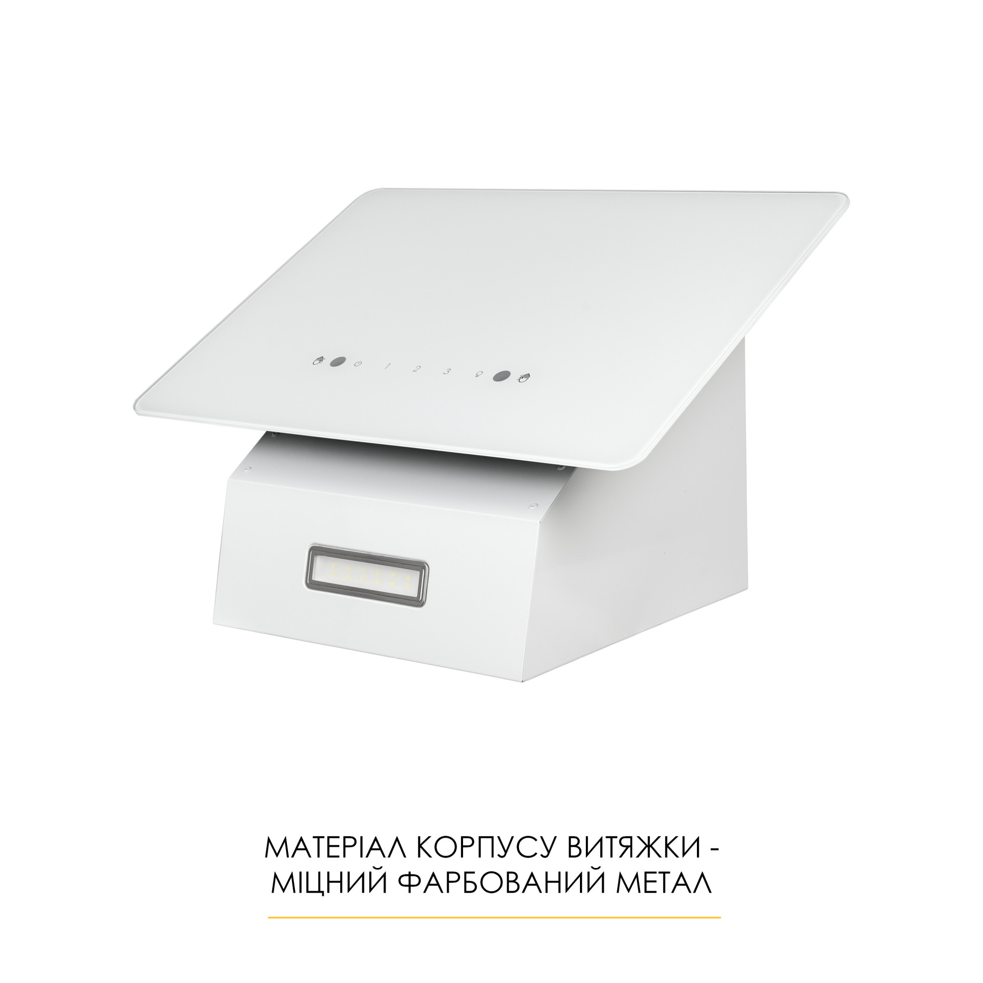 Вытяжка декоративная наклонная WEILOR AURA WDS 63 WHITE - фото 8
