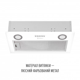 Полновстраиваемая вытяжка PERFELLI BI 5212 WH LED
