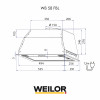 Вытяжка полновстраиваемая WEILOR WB 58 FBL (Германия)- № 11