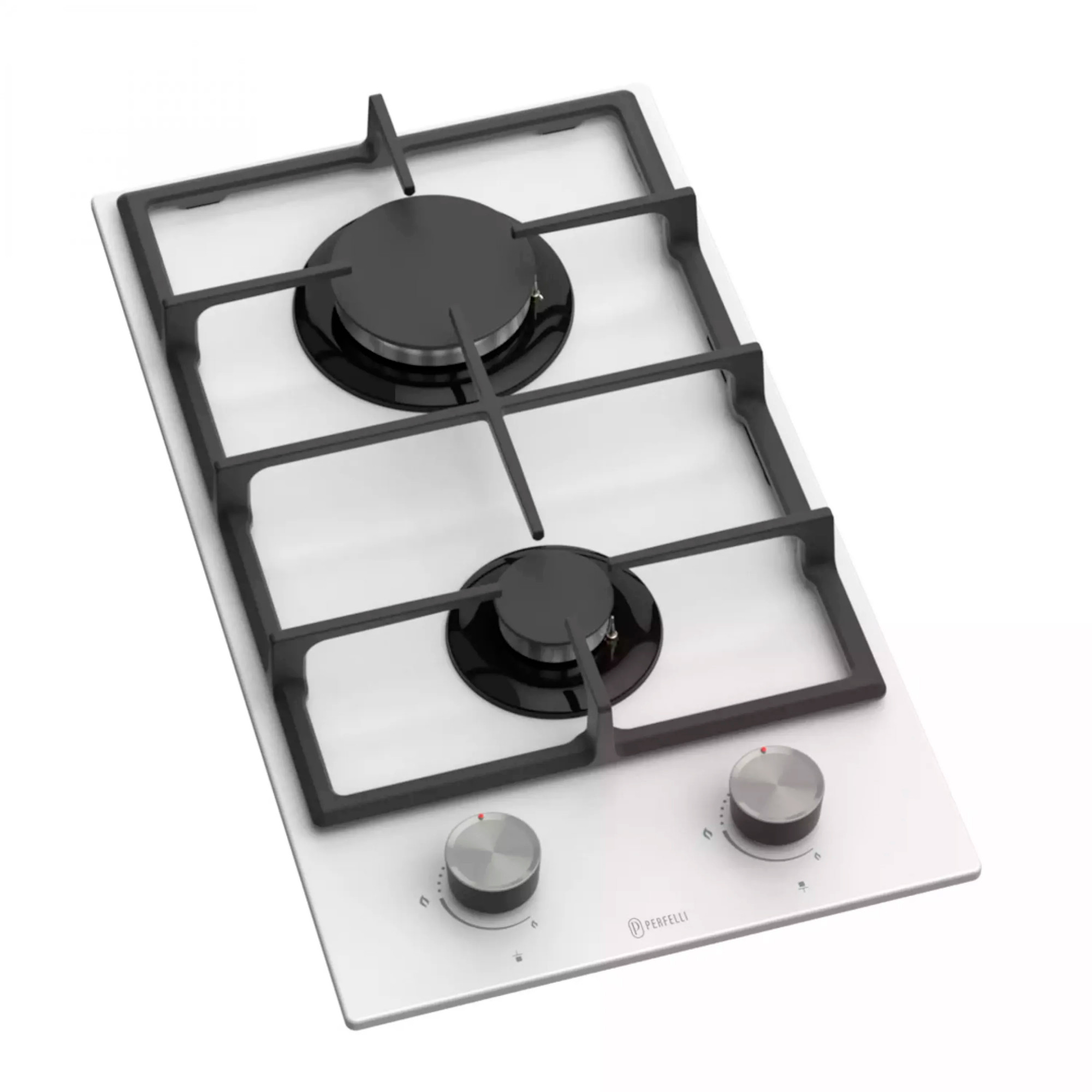 Газовая поверхность на стекле PERFELLI PERLA G32C BIANCO - фото 2