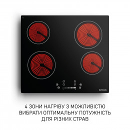 Варильна поверхня склокерамічна Minola MHS 6074 TBL